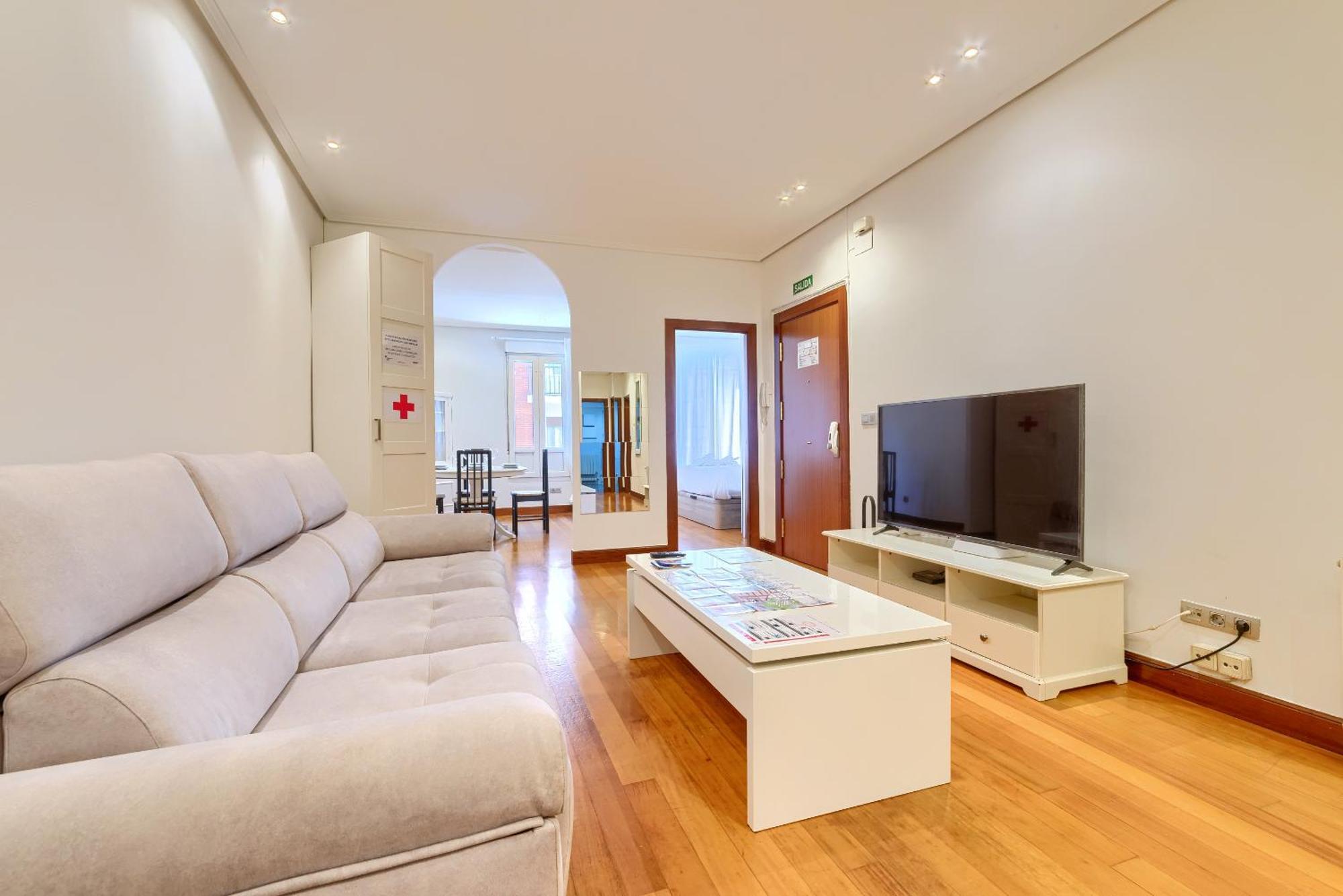 Ayuntamiento Cerca Del Casco Viejo & Parking Apartman Bilbao Kültér fotó